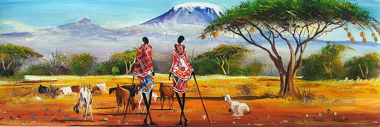 Near Mt Kilimanjaro from Africa Oil Paintings